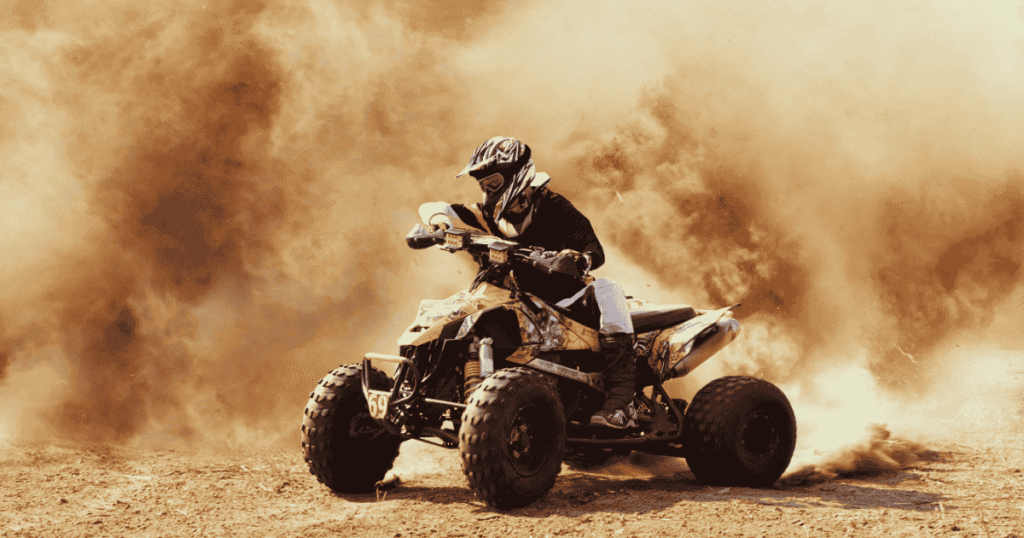 Quad biking